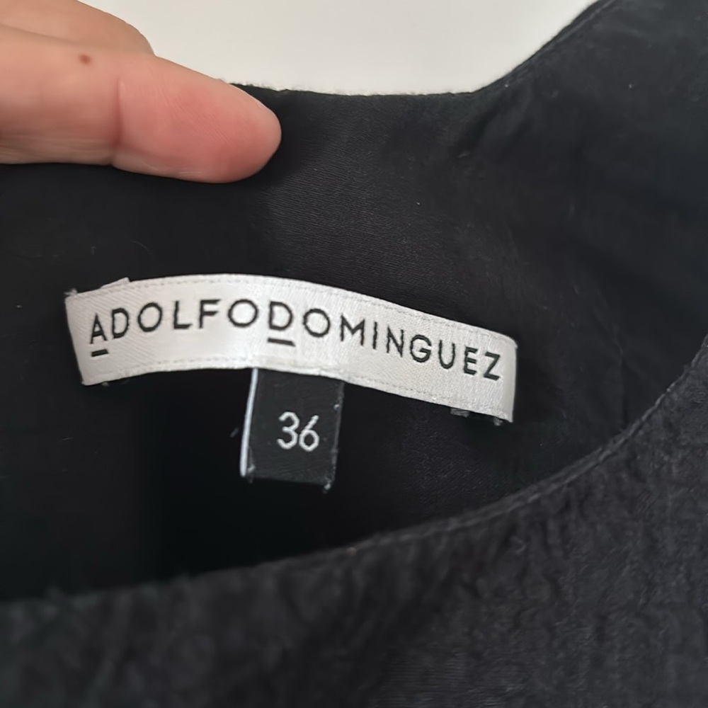 Adolfo Dominguez Elegant Black Dress - image 2